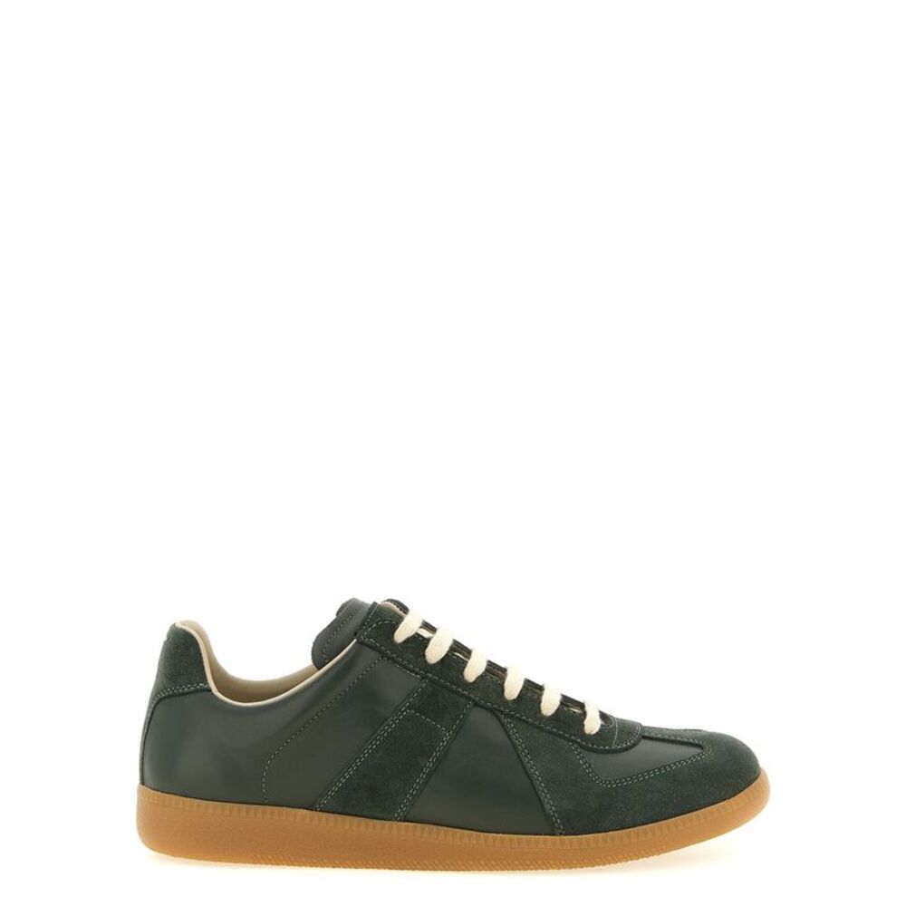 Maison Margiela Bicolor Calfskin Low Top Men's Sneakers